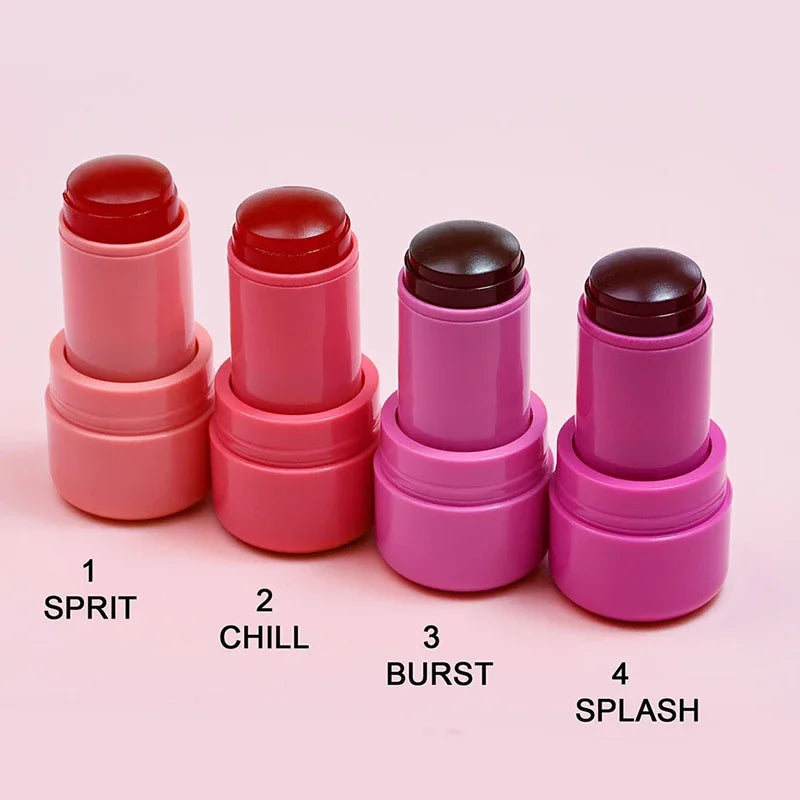 Milk Makeup Blush Stick Lip Tinted Cooling Water Jelly Tint Jelly Blush Stick Watercolor Multi-Use Matte Blush Makeup