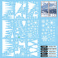 Double-Sided Christmas Window Clings Designs Snowflake Static Stickers Decoration White Xmas Ornaments Reusable Party Supplies