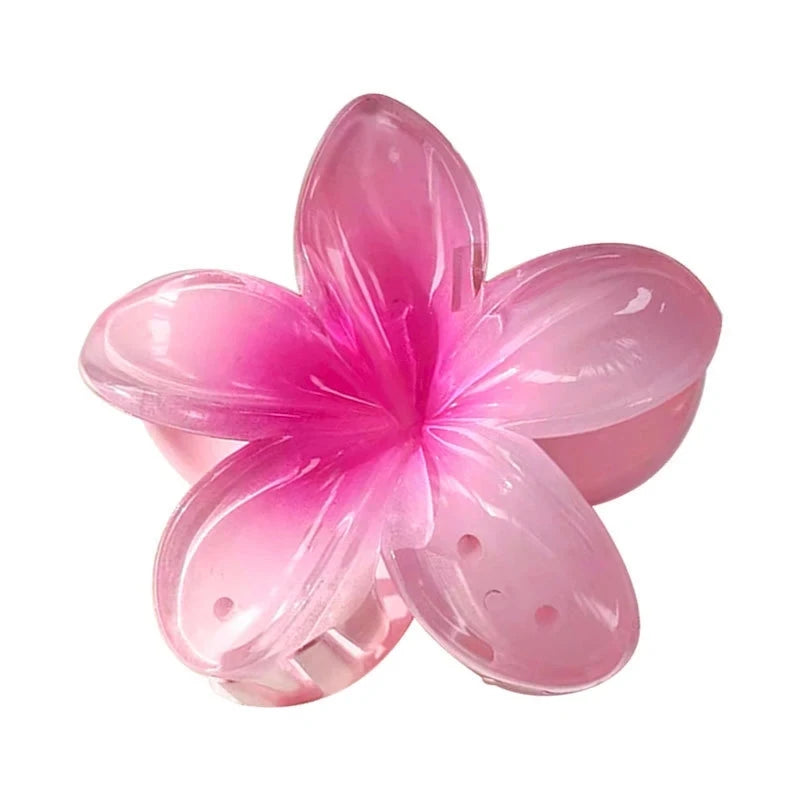 Fashion Egg Flower Hair Clips for Women Bohemia Style Flower Large Hair Claw Hairpin Beach Vacation Girls Hair Accessories