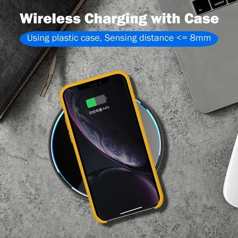 15W Fast Wireless Charging Pad for Google Pixel 8a 7a 8 7 6 Pro Wireless Charger Charging Indicator with Case