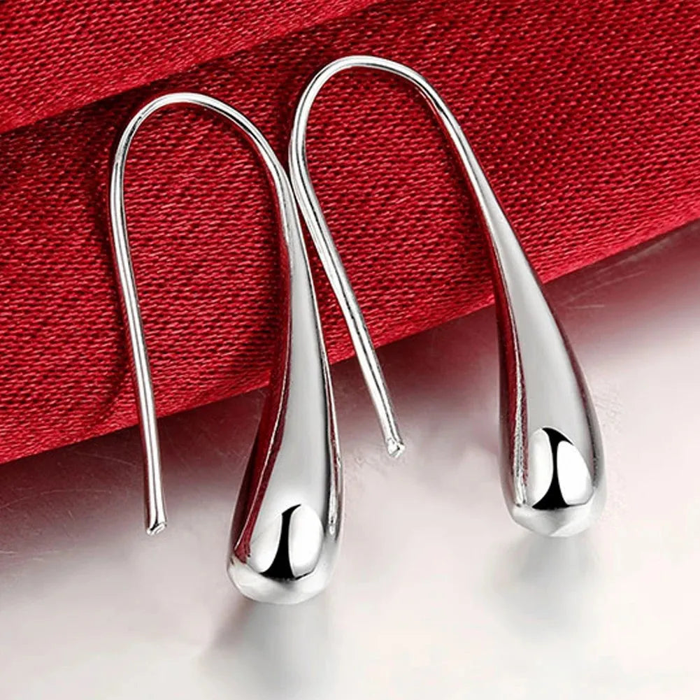 Bulbusbow 925 Sterling Silver Hoop Earrings – Hypoallergenic, Lightweight, and Elegant Circle Design for Women