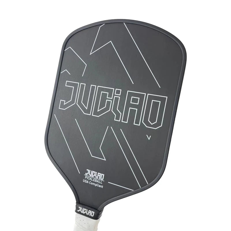 Pickleball Paddle Carbon Surface with High Grit & Spin USAPA Compliant Enhanced Power Sweet Spot T700 Raw Carbon Fiber Paddle