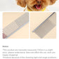 Pet Hair Removal Comb Stainless Steel Pet Grooming Comb Gently Removes Loose Knotted Hair Dog Cat Cleaning Beauty Supplies