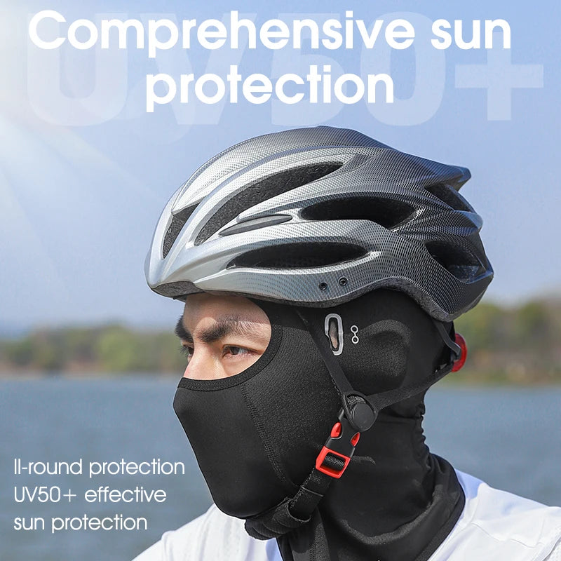 WEST BIKING Summer Outdoor Cycling Cap UV Protection Hat Men Bicycle Motorcycle Balaclava Running Hiking Cooling Sport Gear