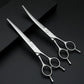 Pet Grooming Scissors Dog Hair Professional Trimming Scissors Set Teddy Haircutting Bent Scissors Pet Clippers Portable Sets