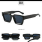 SHAUNA Ins Popular Women Square Sunglasses Retro Men Tinted Shades UV400