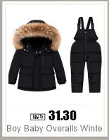 New Girls clothing Winter Warm down Cotton Jackets Children parka faux Fur Collar Coat Girl Thicken overalls Hooded kids Clothes