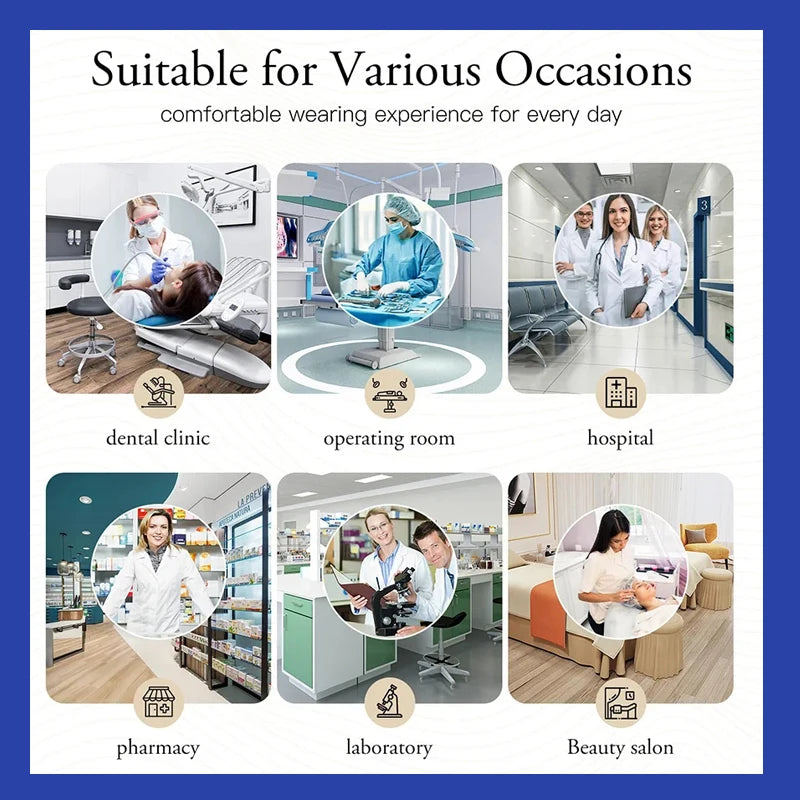 Surgical Uniforms Woman Scrub Set Medical Nurse Beauty Salon Workwear Clinical Scrubs Top + Pant Spa Doctor Nursing Tunic Suit