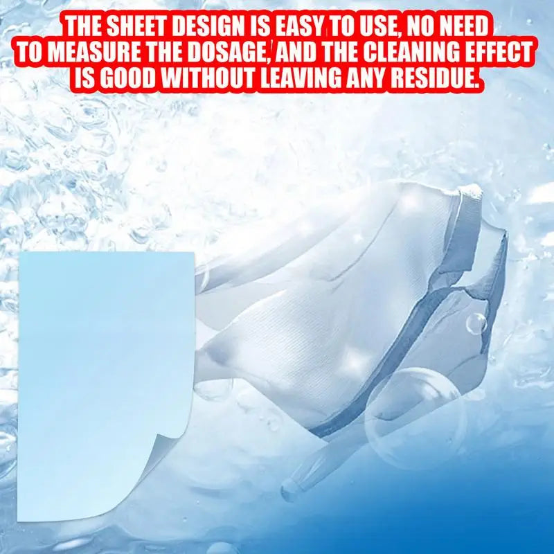 Laundry Detergent Sheets Eco Friendly Pods 30 Count Gentle Laundry Tablets Natural For Travel & Home Safe For Sensitive Skin