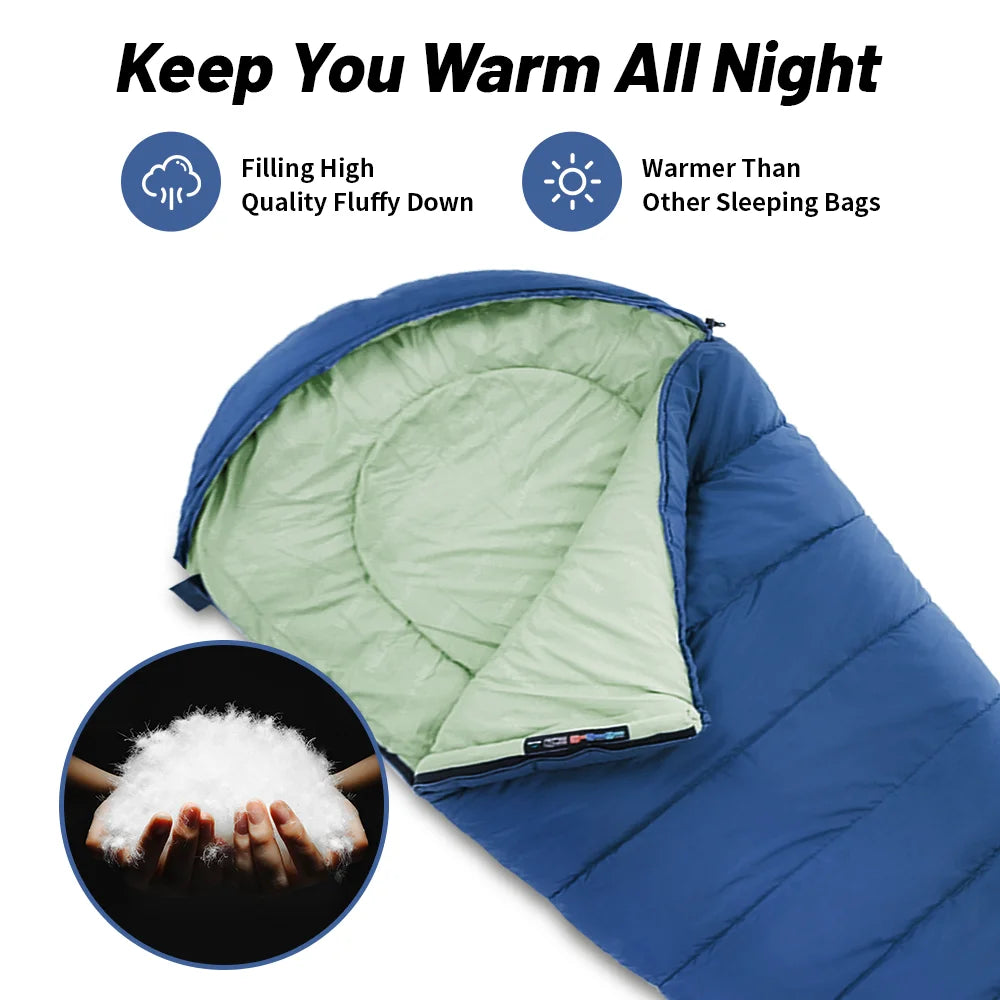 Naturehike MJ300 Sleeping Bag Ultralight Waterproof Mummy Sleeping Bag  4 Season Cotton Outdoor Camping Sleeping Bag