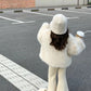 Coats 2023 Wintre New Girls Plush Thickening Children Clothing Versatile Furs Cotton Fashion Outerwear Simple Warm