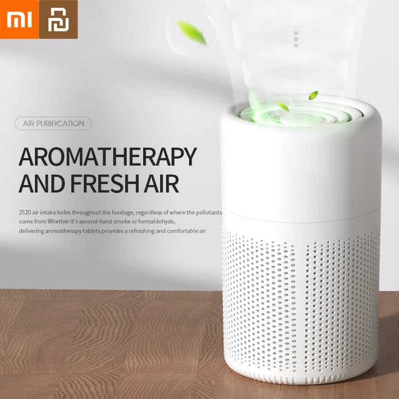 Xiaomi Youpin New Desktop Air Purifier Filter Negative Ion Purification Sterilization Deodorizing Portable Car Freshener Home