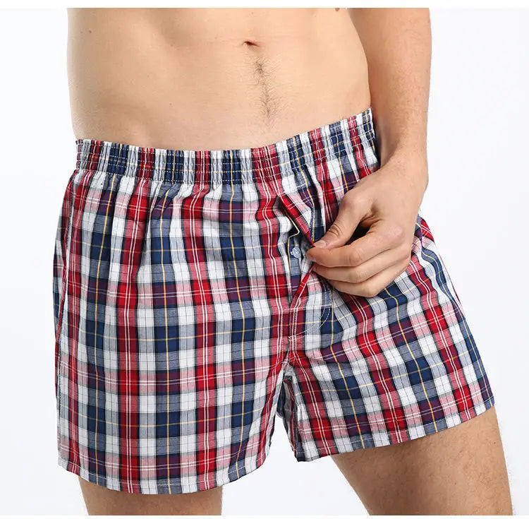 3-10PCS Men's Underwear Boxers Large Size Shorts Cotton Mens Aro Pants Pajama Sleeping Arrow Pants Soft Pure Cotton Boxer Shorts