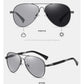 CLLOIO New Titanium Alloy Sunglasses Polarized Men's Sun Glasses Women Fashion Pilot Gradient Eyewear Photochromic Oculos De Sol