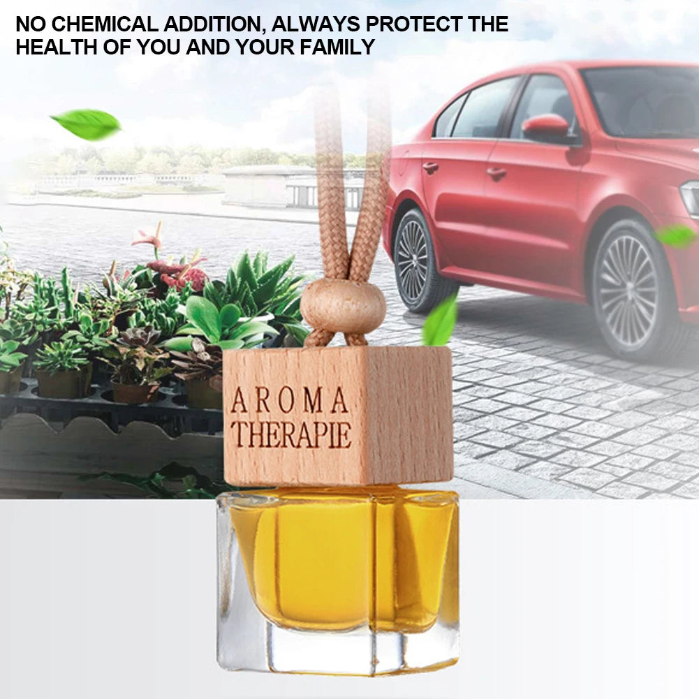 New Car Perfume Hanging Bottles Aromatherapy Refillable Air Freshener Diffuser Fragrance Pendent Bottle Auto Sapper Pendant