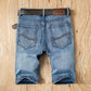 Summer Shorts Jeans Men Denim Pants Stretch Dark Blue Fashion Design Men's Jeans Slim Straight Male Short Jeans Hombre