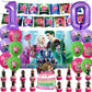 Cartoon Zombie High Theme Happy Birthday Party Decoration Zombie Zed Addison Balloons Background Kids Toys for Party Supplies