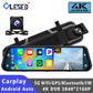 10 英寸行车记录仪 4K 3840*2160P 车载 DVR Carplay Android Auto GPS 5G WIFI AUX Stream 后视镜行车记录仪摄像头行车记录仪 FM