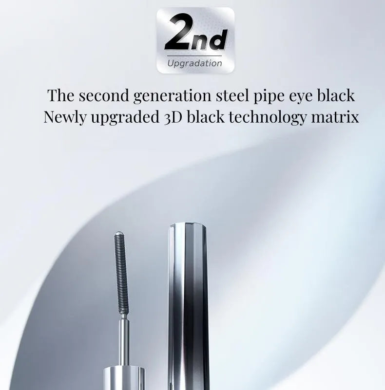 Judydoll Three-dimensional Lengthening Curling Thick Metal Small Steel Tube Mascara Non-Smudging Mascara Eye Makeup