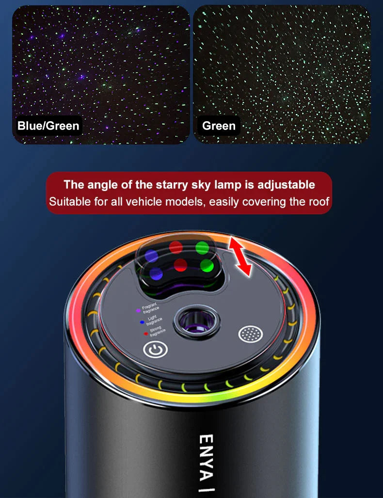 Car Air Fresheners 3 Colors Starry Sky Top Car Perfume Essential Oil Fragrance Diffuser Smell Aromatherapy Scent Air Refresher