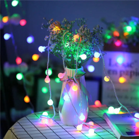 10M Small Ball Fairy Lights Globe String Lights USB/Battery Operated for Garden Christmas Bedroom Wedding Camping Tent Decor