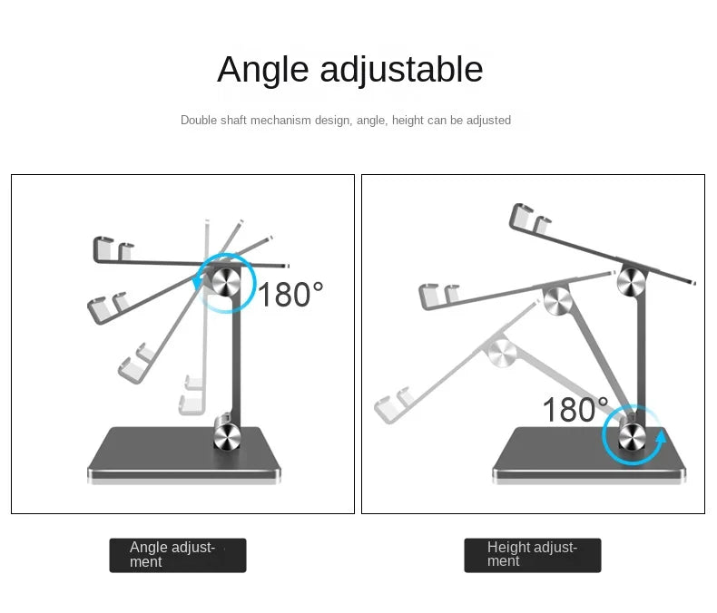 Tablet Stand for IPad Xiaomi Tablet Aluminum Desktop Holder Adjustable Computer Base