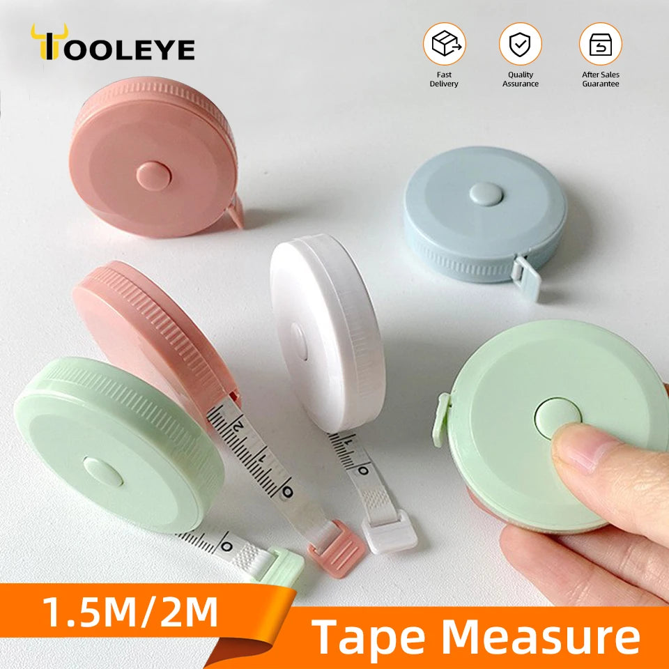 1.5/2M Soft Tape Measure Double Scale Body Sewing Flexible Measurement Ruler For Body Measuring Tools Tailor Craft 60/79Inch