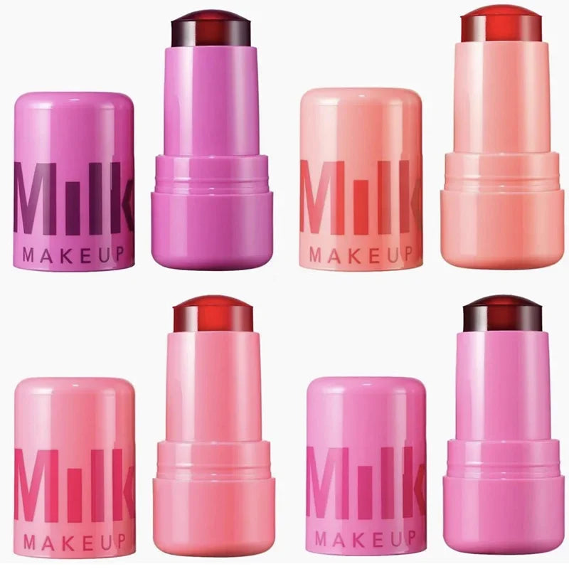 Milk Makeup Blush Stick Lip Tinted Cooling Water Jelly Tint Jelly Blush Stick Watercolor Multi-Use Matte Blush Makeup