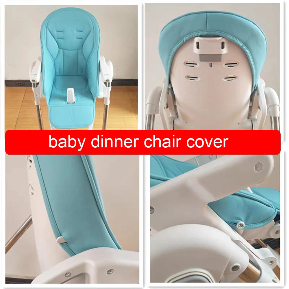 婴儿高脚椅垫适用于 Peg Perego Siesta Prima Pappa Zero 3 Aag Baoneo 晚餐椅 PU 皮革座椅套 Bebe 配件