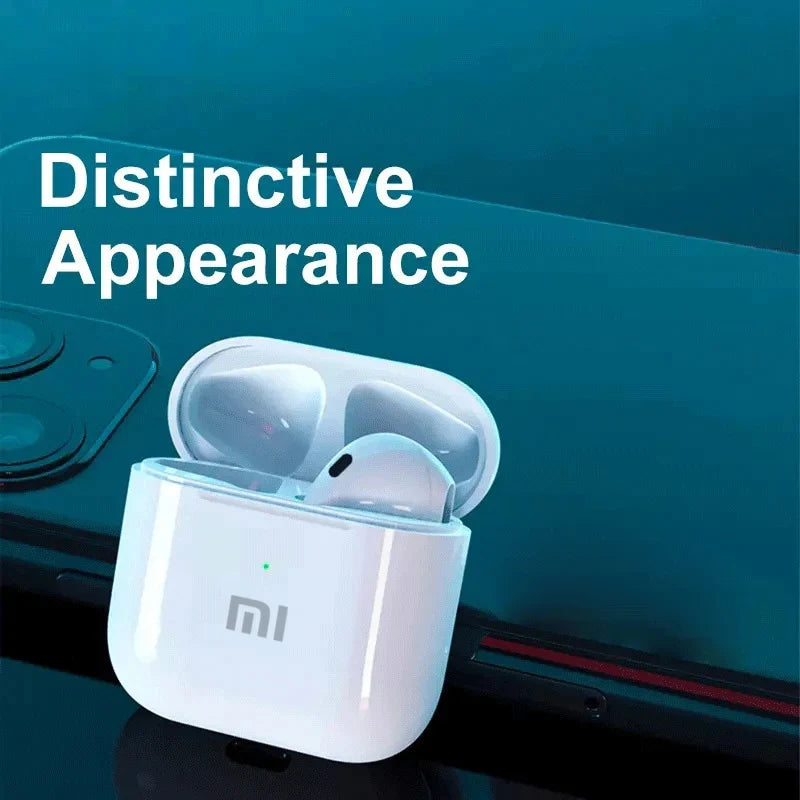 سماعات أذن Xiaomi Mijia Bluetooth اللاسلكية TWS سماعات ستيريو HiFi رياضية مع ميكروفون متوافقة مع جميع الهواتف