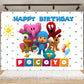 Cartoon Pocoyoed Birthday Decorations Balloons Disposable Tableware Set Paper Plates Banner for Baby Shower Supplies Kids Gifts