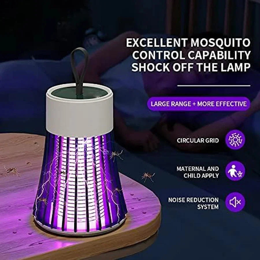 电击灭蚊灯 灭蚊灯 紫外线灭蚊器 捕蝇器 防水灭蚊器 适用于卧室户外露营