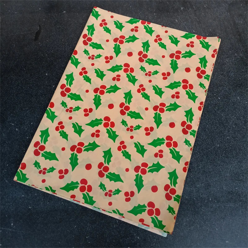 50X35CM Kraft Tissue Paper Multi-Color Printed Wrapping Paper 20pcs for Wrapping Gifts Birthday Christmas Party Supplies