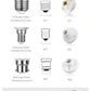 Bulbusbow 4-Pack LED Light Bulbs E27 E14 B22