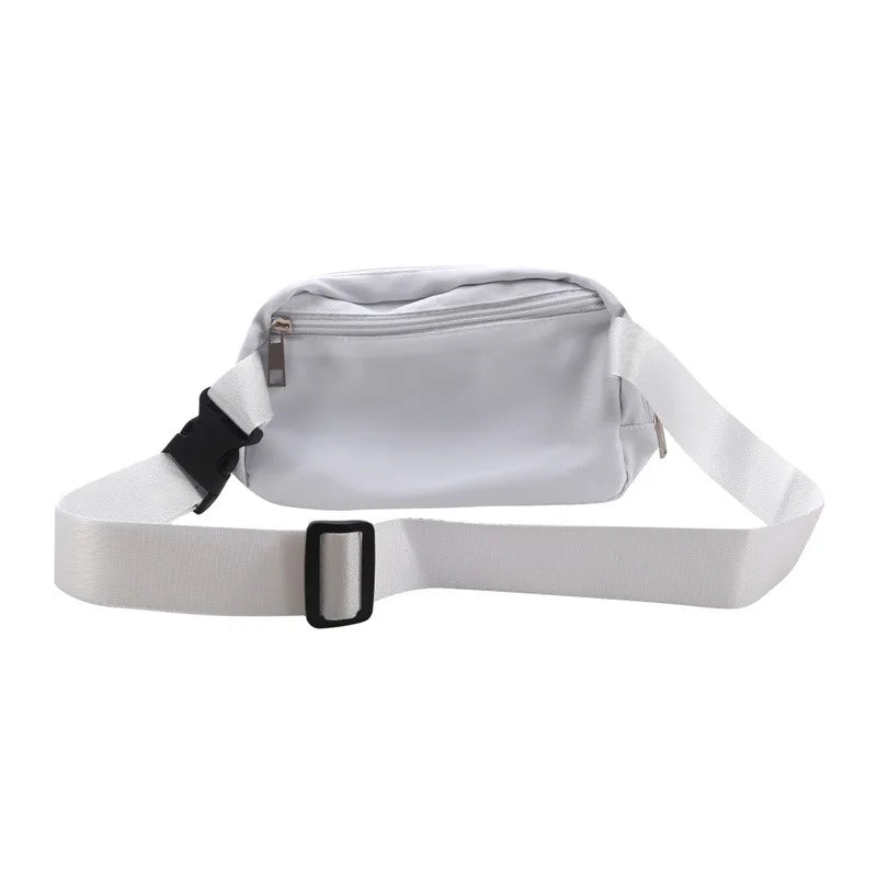 2024 Women Waist Bag Zipper Fanny Pack Chest Bag Outdoor Sports Crossbody Shoulder Bag Casual Travel Female Belt Bag Money Pouch