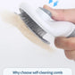 Pet Cat Hair Brush Dog Comb Grooming And Care Cat Brush Stainless Steel Comb For Long Hair Dog Cleaning Pets Cat Dog Accessories