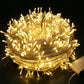 Outdoor 8 Modes Christmas LED String Lights 100M 800LED Fairy Lights for Party Wedding Garland Xmas Tree Garden Patio Home Decor