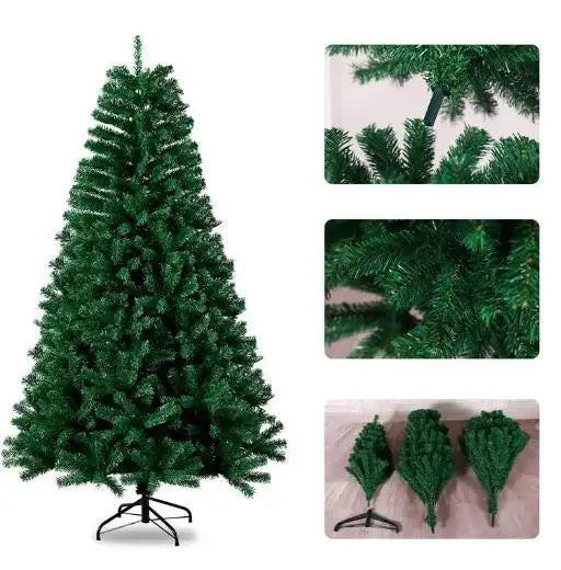 1.5m 1.8m 2.1m Encryption Green PVC Large Christmas Tree Christmas Decoration 2024 New Year Home Party Scene Decoration