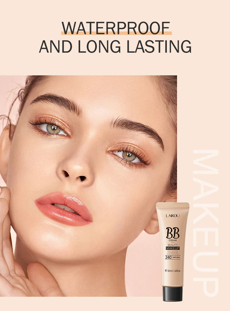 BB Cream Concealer Whitening Brighten Face Foundation 18 Hours Long Lasting Waterproof Moisturizing Makeup Korean Cosmetics 1PCS