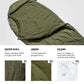 OneTigris Bushcrafter’s Sleeping Bags Tactical Styled Mummy Sleeping Bag for Camping Bushcrafting Backpacking Hiking Survival