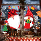 Christmas Window Stickers Santa Claus Snowman Snowflake Glass Sticker Shopping Mall Glass Window Decor Decal Mirror Stickers