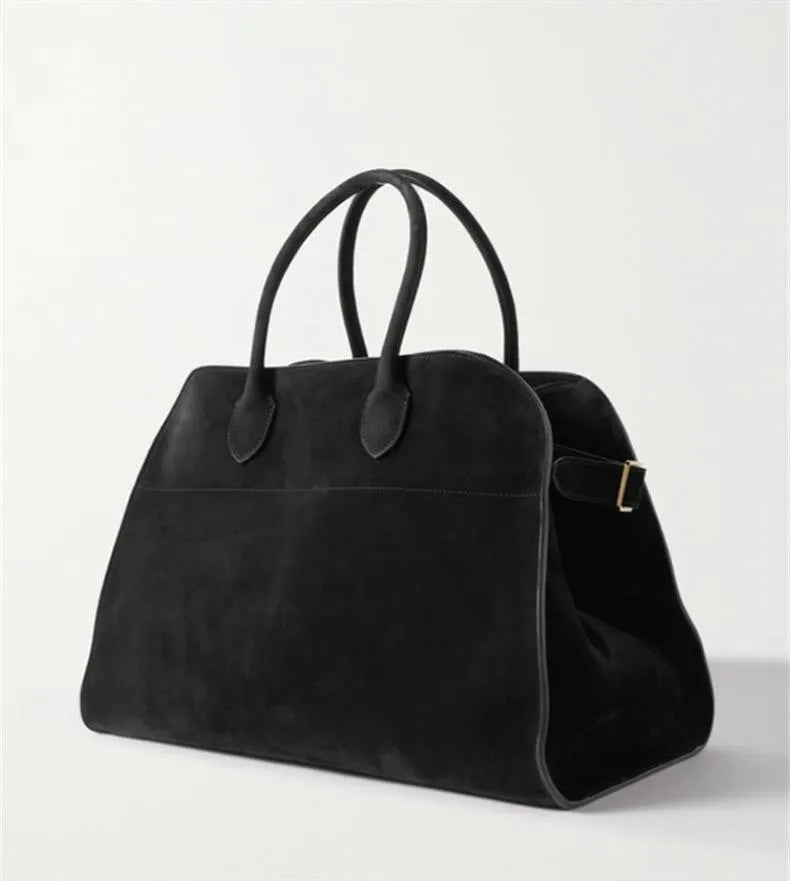 Tote Women's Bags Fashion Women's Bags Head Layer Cowhide Line Bags Dong Jie same Large Capacity Commuter Handbag