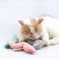 Pet Molar Bite toy Cartoon Stuffed Animal Cute Plush Cat Chew Toy Interactive Pets Toys For Cat