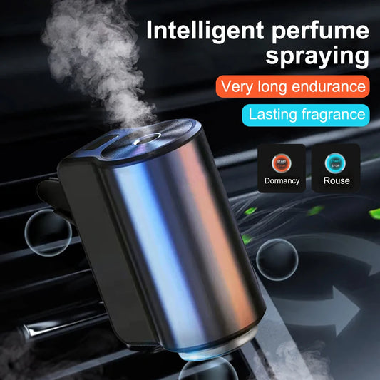 Auto Electric Air Diffuser Aroma Car Air Vent Humidifier Mist Aromatherapy Car Air Freshener Perfume Fragrance Car Accessories