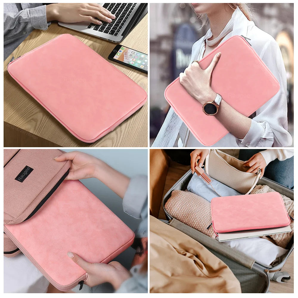 Laptop Sleeve Bag for Macbook Air Pro 13 13.3 14 15.4 15.6 Inch Notebook Pouch for Lenovo Asus HP Dell Portable Bag Cover Case