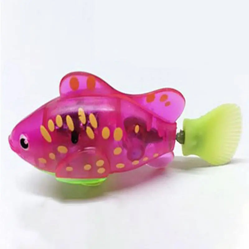 Pet Cat Interactive Electronic Fish Toy for Indoor Play Swimming Robot Fish Toy Cat and Dog with Led Light Pet Toys