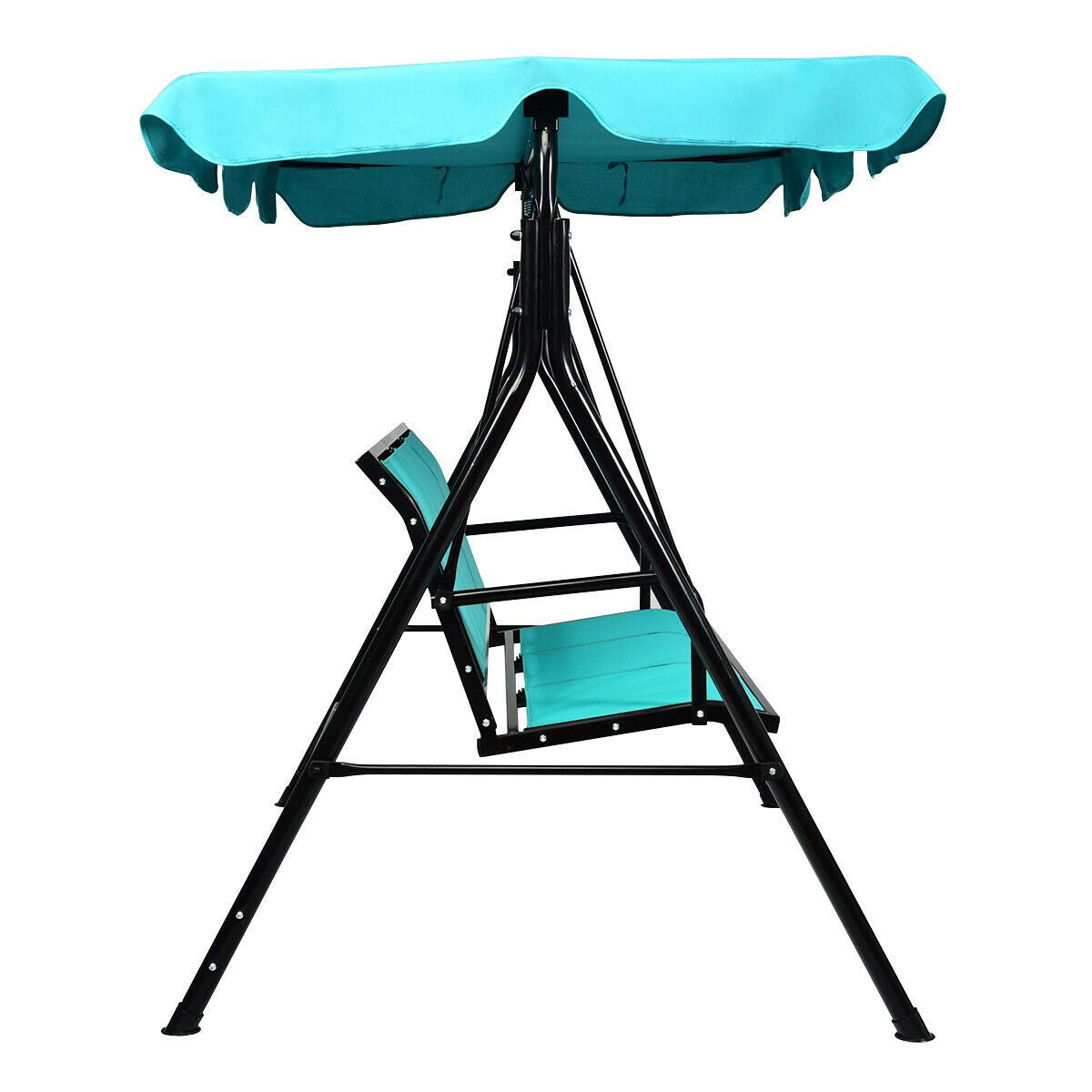 3 Seater Garden Swing Chair with Adjustable Canopy