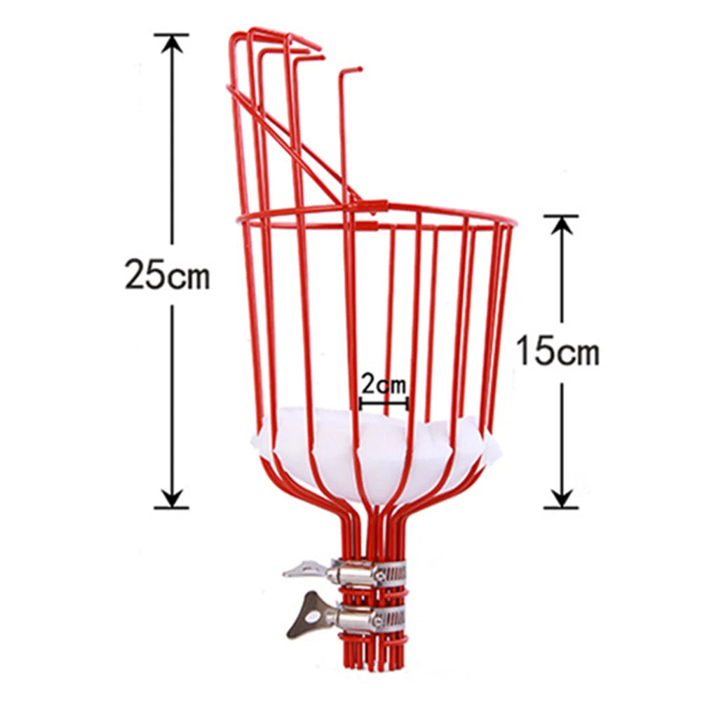 Fruit Pickers Removable Gardening Apple Pear Peach Fruits Collection Picking Head Fruit Catcher Device Greenhouse Garden Tools