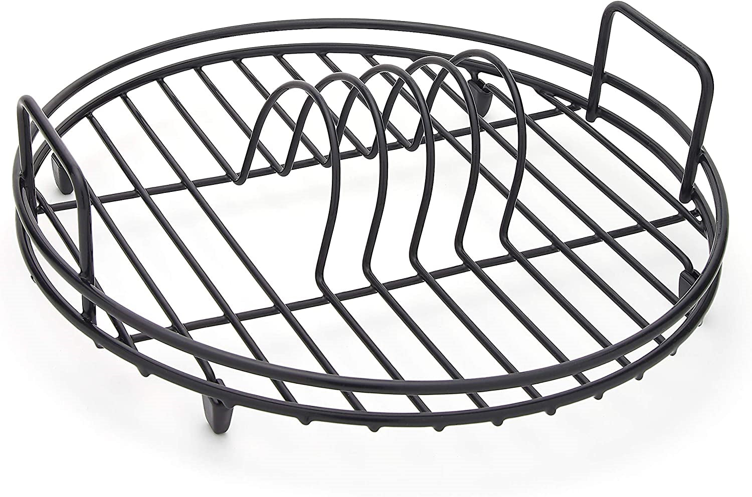 Simplywire - Circular Dish Drainer - round Sink Drying Rack - Black