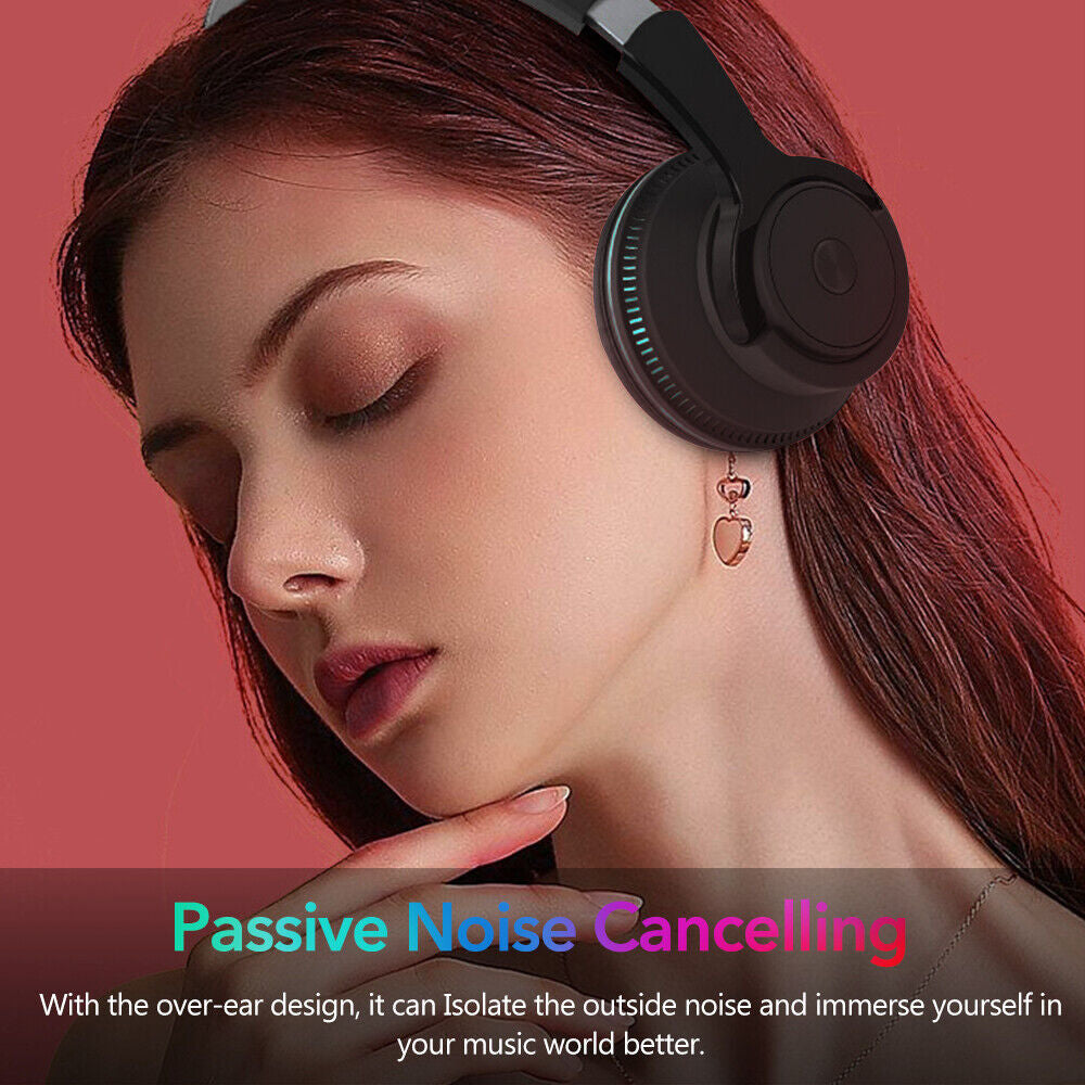 Over Ear Bluetooth Headphones Headsets Foldable Earphones for Iphone Android